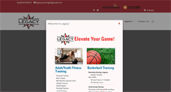 Desktop Screenshot of legacysportsinc.org
